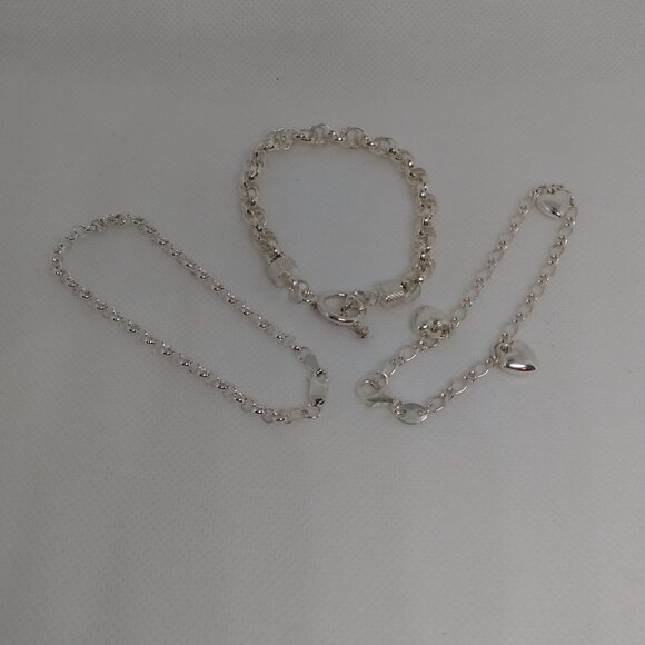 3 solid silver bracelets! - Picture 9 of 9